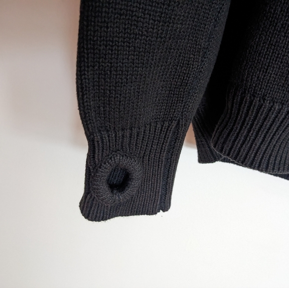 One Teaspoon Beaded Black Knit sweater Size S - Picture 5 of 5